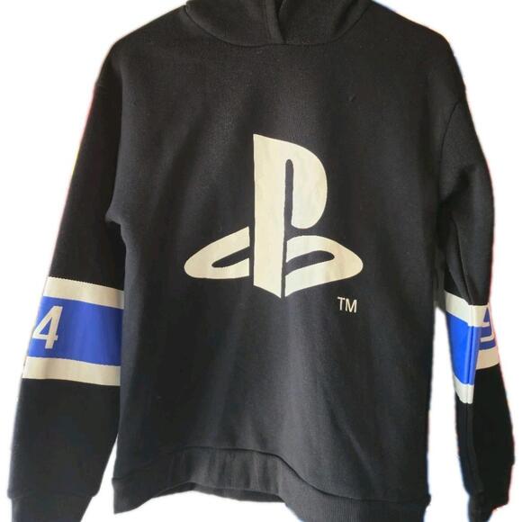 Sony Other - SONY PLAYSTATION BLACK FLEECE HOODIE BOYS SZ LARGE 🔥 NEW VIDEO GAMES